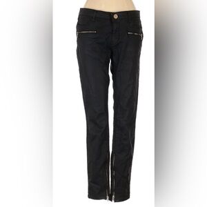 Black Faux Leather Pants